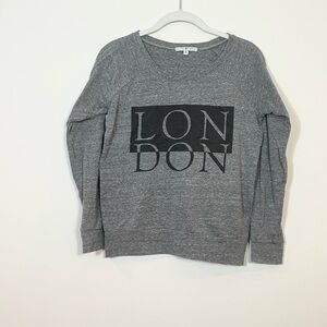 Junk Food Gray London Sweatshirt